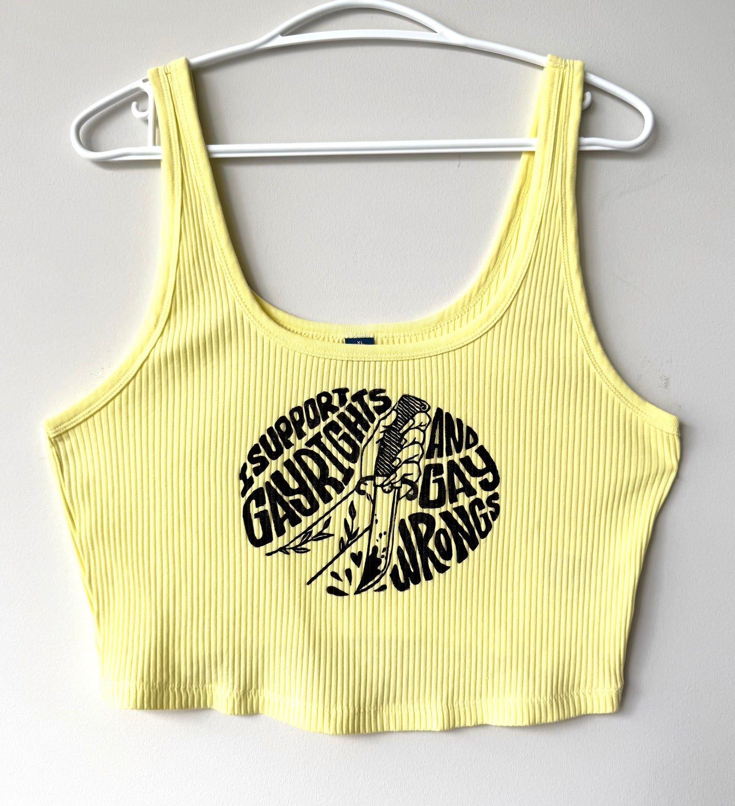 Gay Wrongs Cropped Tank
