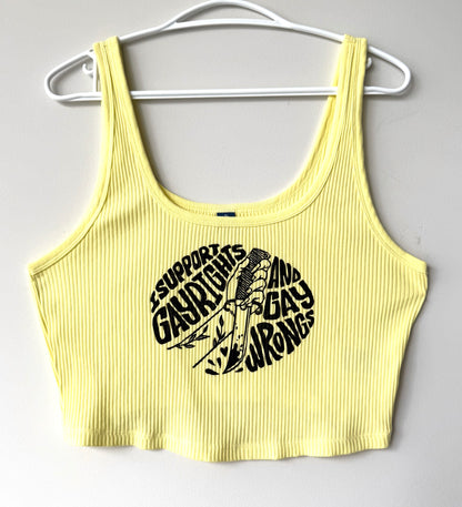 Gay Wrongs Cropped Tank