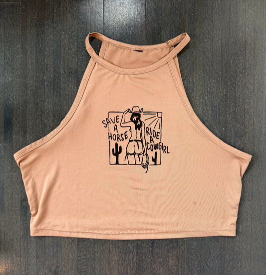 Cowgirl Cropped Tank