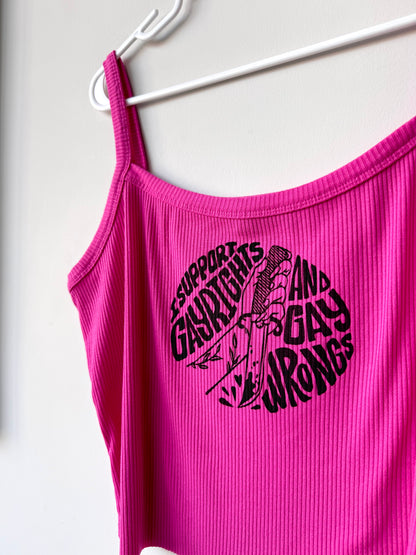 Gay Wrongs Cropped Tank