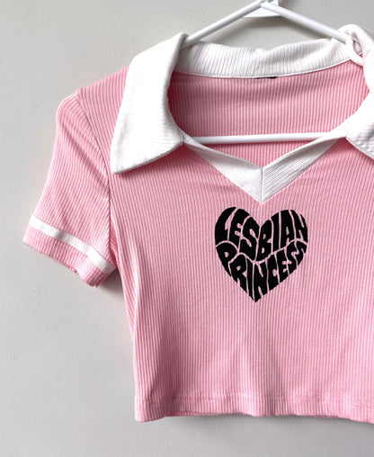 Lesbian Princess Collared Baby T
