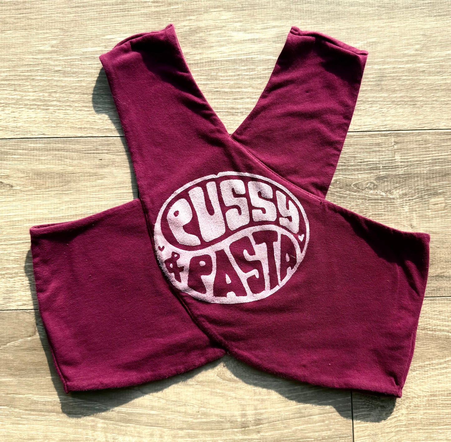 Pussy & Pasta Criss Cross Top