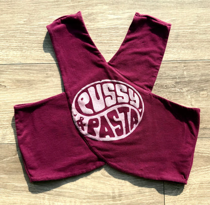 Pussy & Pasta Criss Cross Top