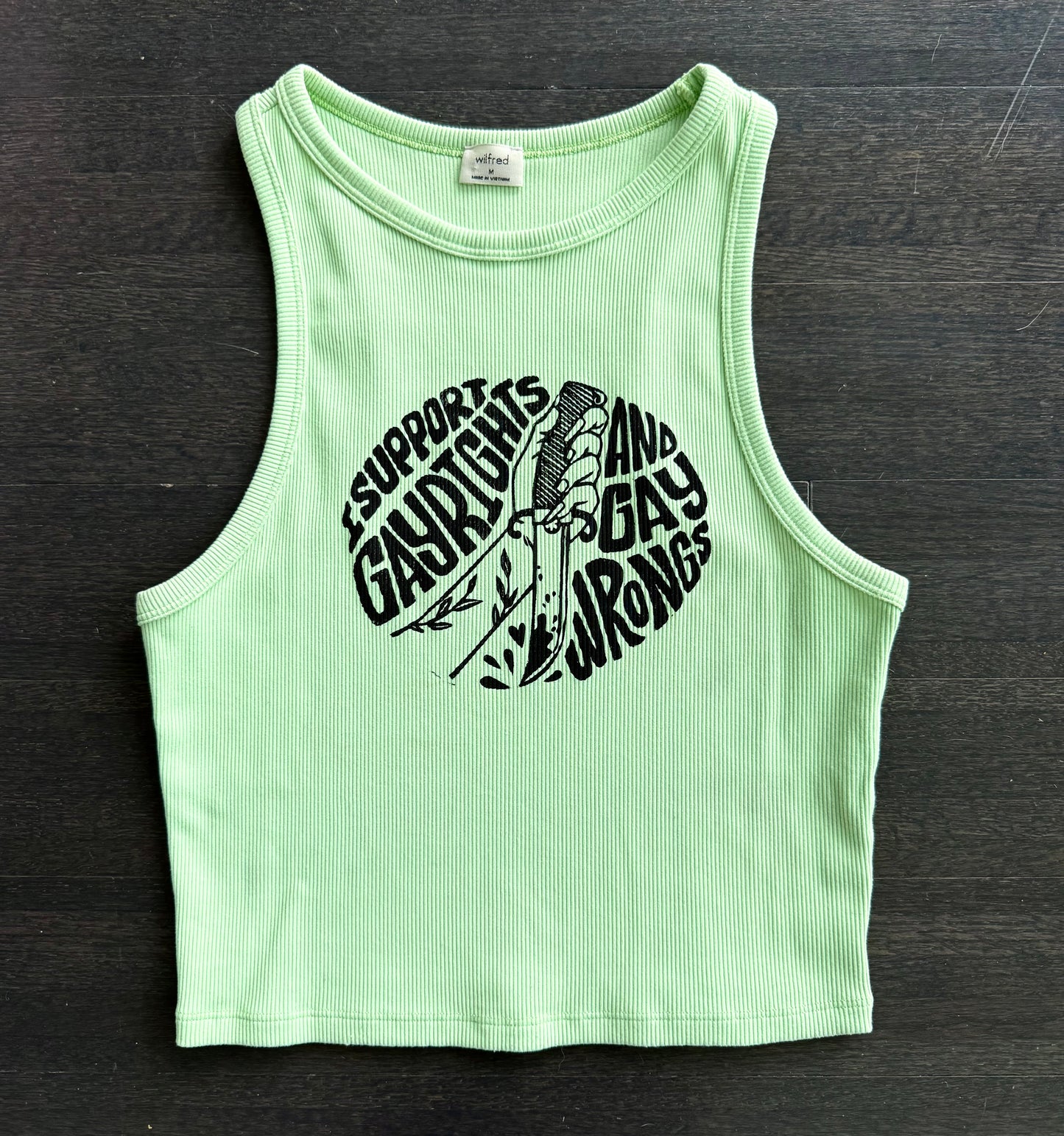 Gay Wrongs Cropped Tank