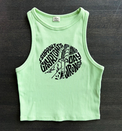 Gay Wrongs Cropped Tank