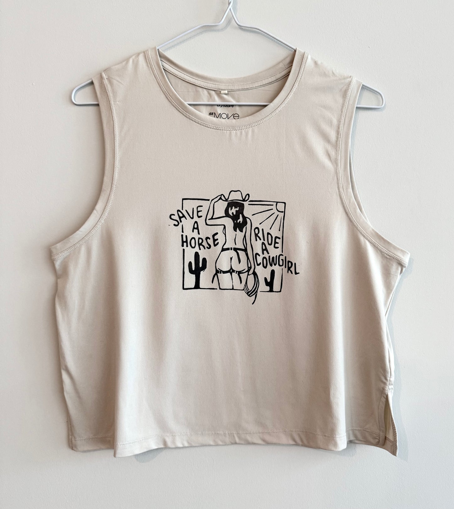 Cowgirl Cropped Athletic Tank