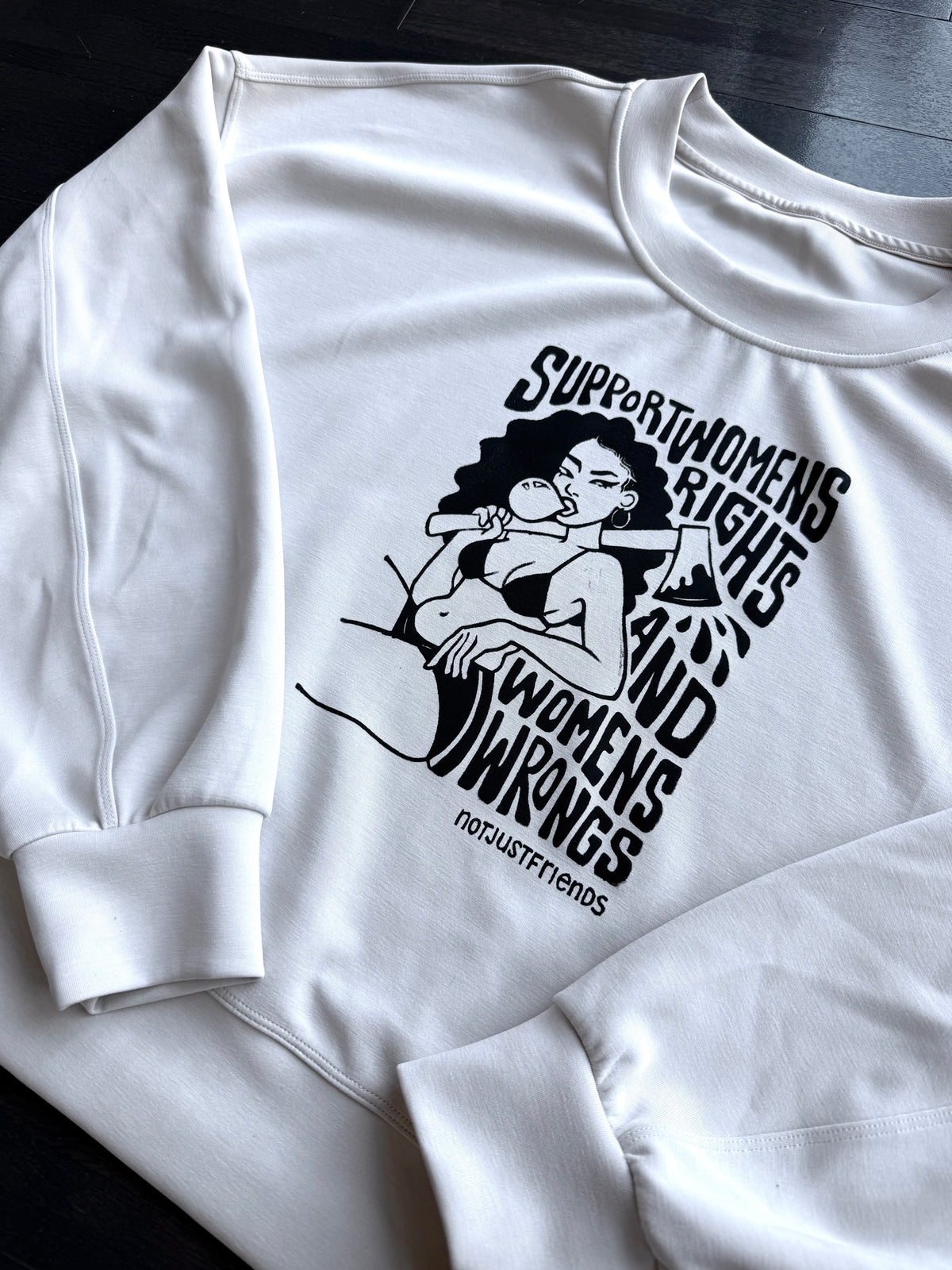Women’s Wrongs Cropped Crewneck