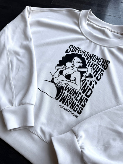 Women’s Wrongs Cropped Crewneck