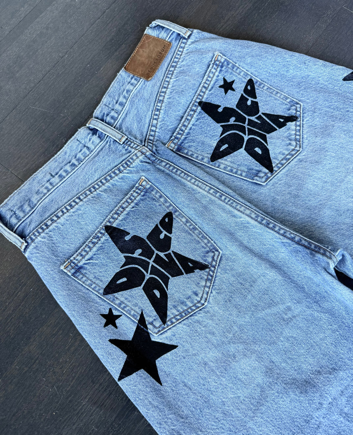 Disco Diva Wide Leg High-Waisted Jeans