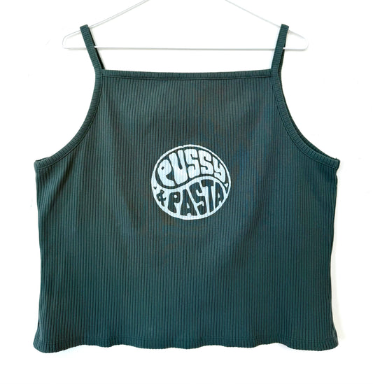 Pussy & Pasta Ribbed Tank