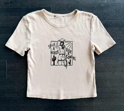 Cowgirl Cropped T