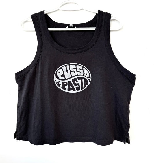 Pussy & Pasta Cropped Tank