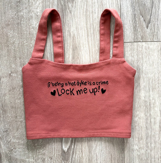 Lock Me Up Cropped Tank