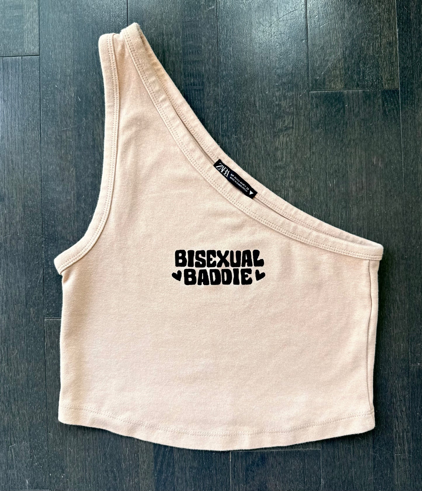 Bisexual Baddie One-Shoulder Tank