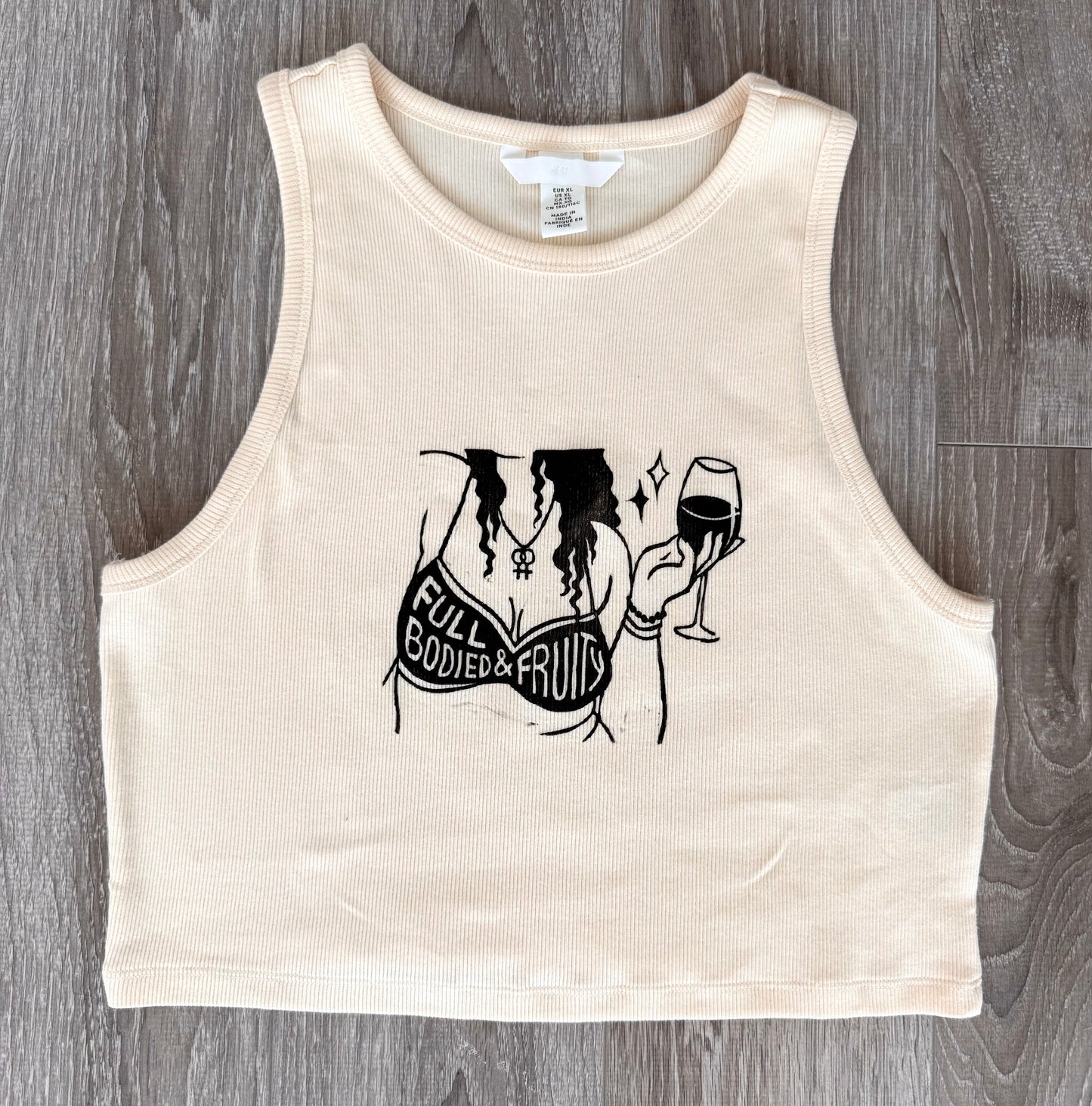 Full Bodied & Fruity Cropped Tank