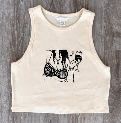 Full Bodied & Fruity Cropped Tank