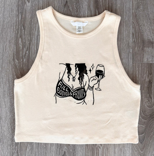 Full Bodied & Fruity Cropped Tank