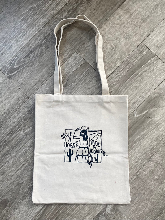 Cowgirl Tote Bag